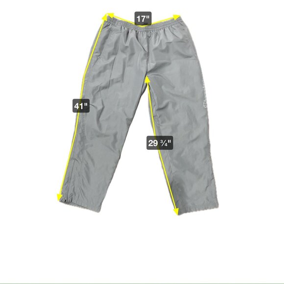 Champion Mens Gray Polyester Athletic Pants With Pockets Elastic Waist Sz XL - Picture 7 of 8